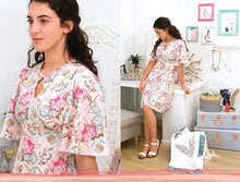 Load image into Gallery viewer, Stretch KNIT Garden Rocket Bachelorette Fabric, Bachelorette Fusions by Bari J, Art Gallery Fabrics