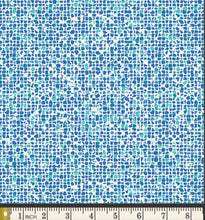 Load image into Gallery viewer, Plash Mosaic Azure Fabric | West Palm Collection by Katie Skoog For Art Gallery Fabrics