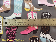 Load image into Gallery viewer, Square Dance Grey Fabric, Lucky Collection by Maude Asbury for Blend Fabrics