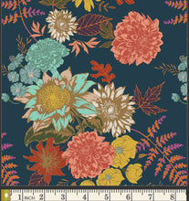 Load image into Gallery viewer, Floral Glow Twilit Fabric, Autumn Vibes Collection by Bonnie Christine For Art Gallery Fabrics