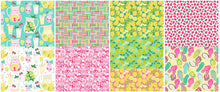 Load image into Gallery viewer, Roxy Pink Fabric, Pucker Up Collection by Maude Asbury For Blend Fabrics
