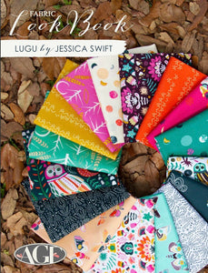 Sova Dayglow Fabric, Lugu Collection by Katarina Rochella For Art Gallery Fabrics,