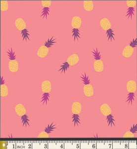 Ananas Sorbet Fabric, Sirena Collection by Bonnie Christine For Art Gallery Fabrics