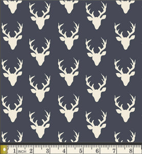 Tiny Buck Twilight Fabric, Hello Bear Collection by Bonnie Christine for Art Gallery Fabrics